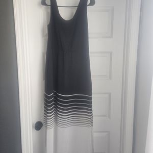Black and White Maxi Dress